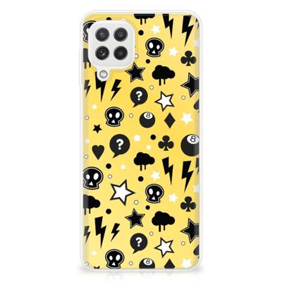 Silicone Back Case Samsung Galaxy A22 4G | M22 Punk Geel Silicone Back Case Samsung Galaxy A22 4G | M22 Punk Geel