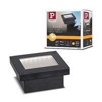 Paulmann 94578 Domenic Inbouwlamp op zonne-energie Energielabel: G (A - G) 0.1 W Warmwit Zwart - thumbnail