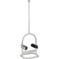 Esschert Design Schoenschraper met Borstel 78.5 cm Zilver - thumbnail