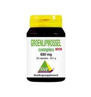SNP Groenlipmossel complex puur 30 Vegetarische capsules - thumbnail
