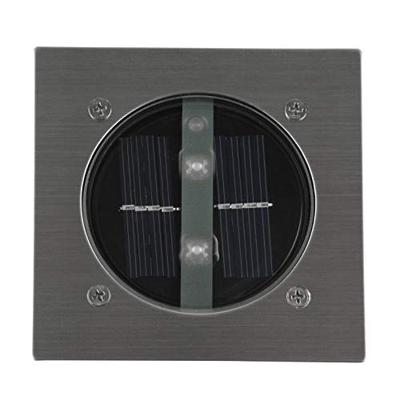 Ranex Ra-5000198 Vierkante Led Solar Grondspot Geborsteld Rvs Glas (5000.198) - thumbnail