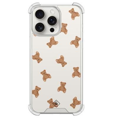 iPhone 15 Pro Max shockproof hoesje - Teddybeer