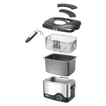 Unold Kompakt Frituurpan 1.5 l 1200 W Zwart, RVS Unold Kompakt Frituurpan 1.5 l 1200 W Zwart, RVS