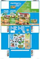 Playmobil - 71252 - land de boerderij - kind met behuizing en konijnen - thumbnail