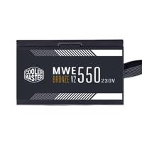 Cooler Master mpe-5501-acabw-beu mwe 550 bronze-v2 - 230v, 120mm, 85%, 2x pcie, black - thumbnail