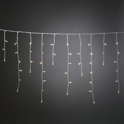 Konstsmide Lichtgordijn Buiten 80 LED Warmwit (b x h) 300 cm x 87.5 cm Timer, Frosted