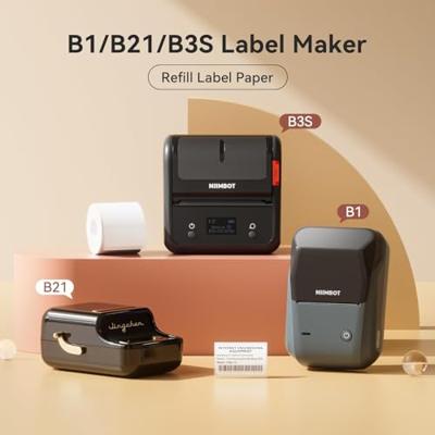 NIIMBOT A2A88358101 Etiketten (rol) 50 x 30 mm Wit 230 stuk(s) Universele etiketten - thumbnail