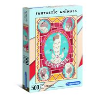 Clementoni Puzzel Fantastic Animals Lama 500st - thumbnail