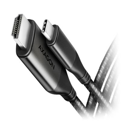 AXAGON RVC-HI2MC USB-C-kabel HDMI / USB-C Aansluitkabel HDMI-A-bus 1.8 m Zwart AXAGON RVC-HI2MC USB-C-kabel HDMI / USB-C Aansluitkabel HDMI-A-bus 1.8 m Zwart