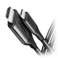 AXAGON RVC-HI2MC USB-C-kabel HDMI / USB-C Aansluitkabel HDMI-A-bus 1.8 m Zwart - thumbnail