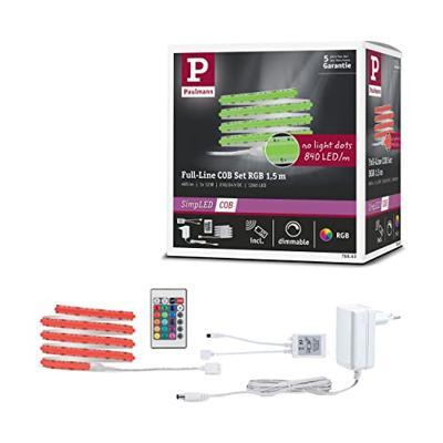 Paulmann 78863 LED-strip basisset Met connector (male) 230 V 1.5 m RGB 1 set(s) Paulmann 78863 LED-strip basisset Met connector (male) 230 V 1.5 m RGB 1 set(s)