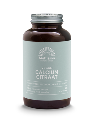 Mattisson HealthStyle Calcium Citraat Capsules Mattisson HealthStyle Calcium Citraat Capsules