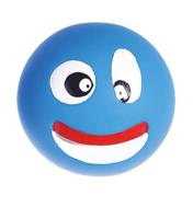 Nobleza Hondenspeelgoed - Bal met piep - Blauw - 7,5 cm - thumbnail