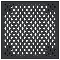 Tuintafel 50x50x72 cm staal antracietkleurig - thumbnail