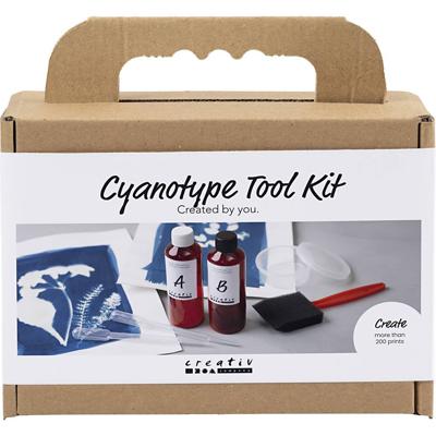 Creativ Company Toolkit voor cyanotypie, accessoires, blauw, 1 doos Creativ Company Toolkit voor cyanotypie, accessoires, blauw, 1 doos