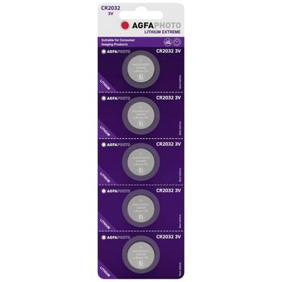 AgfaPhoto Knoopcel CR2032 3 V 5 stuk(s) Lithium