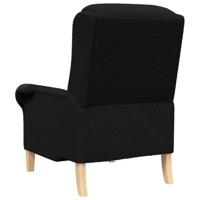 Fauteuil Zwart 76 x 94 x 102 cm Stof - thumbnail