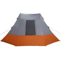 VidaXL Camping tent met dak grijs en oranje 482 x 360 x 227 cm taft - thumbnail