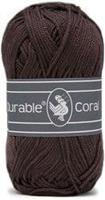 Durable Coral 2230 Dark Brown - Haakgaren / Breigaren - thumbnail