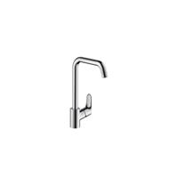 Hansgrohe Focus E2 keukenkraan met hoge draaibare uitloop instelbaar 110 graden, 150 graden en 360 graden chroom 31820000 - thumbnail