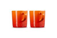 LE CREUSET - Vancouver - Beker set/2 0,35L Oranjerood - thumbnail