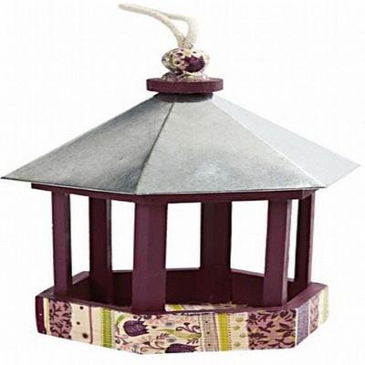 Creativ Company Vogelvoederhuis met zinken dak, afm 22x18x16,5 cm, 1 stuk