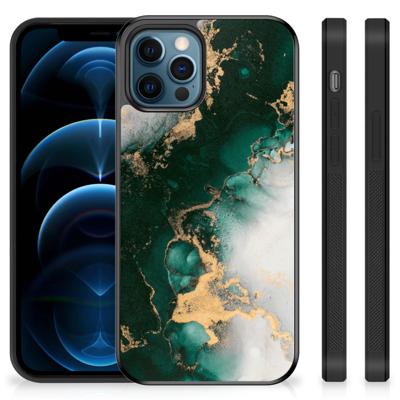 Gripcase voor iPhone 12 Pro | 12 (6.1") Marmer Groen Gripcase voor iPhone 12 Pro | 12 (6.1") Marmer Groen