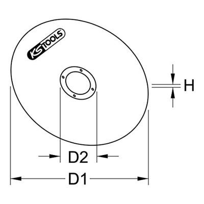 KS Tools 515.5057 Doorslijpschijf recht 75 mm 50 stuk(s) KS Tools 515.5057 Doorslijpschijf recht 75 mm 50 stuk(s)
