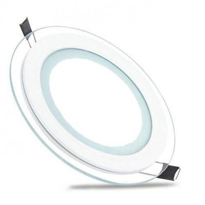 LED Downlight Slim Rond 15W Helder Wit 6400K Ø200mm Mat Glas