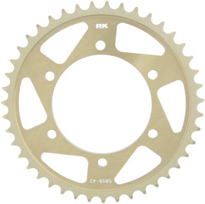 RK Chain wheel 525 45z aluminum gold matt hard a