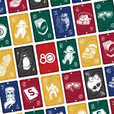 UNO - Ruby Red Kaartspel - Mattel 80-jarig jubileum - Voor het hele gezin - UNO - JGK30