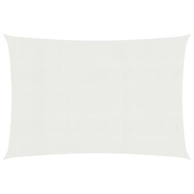VidaXL Zonnezeil 160 g/m² 2x3,5 m hdpe wit