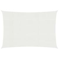 VidaXL Zonnezeil 160 g/m² 2x3,5 m hdpe wit - thumbnail