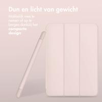 Accezz Smart Silicone Bookcase voor Apple iPad Pro 11 (2024) M4 Tablethoesje Roze - thumbnail