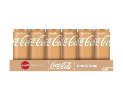 Coca-Cola vanilla blik (24x 33cl)