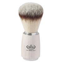 Omega scheerkwast hi-brush synthetisch haar met dassenhaareffect essenhouten handvat 11,5cm - thumbnail