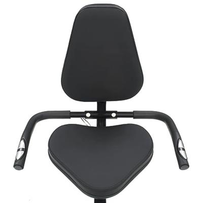 VidaXL Ligfiets hometrainer magnetisch met hartslagmeter