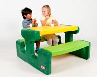 Little Tikes Picknicktafel Groen/Geel - thumbnail
