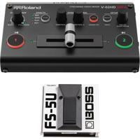 Roland V-02HD MK II live streaming video mixer + Boss FS-5U voetschakelaar - thumbnail