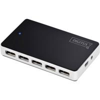 DIGITUS USB-hub - 10 poorten - high-speed USB 2.0-480 MBit/s - Plug&Play - aansluitkabel 100 cm - zwart - thumbnail
