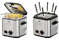 Princess 182611 Frituurpan 1.2 l 840 W 6 fonduevorkjes RVS (geborsteld) - thumbnail