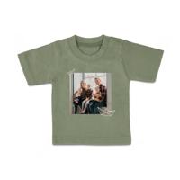 Baby shirt bedrukken - Korte mouw - Groen - 86/92 - thumbnail