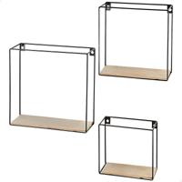 Kapstok Max Home Ijzer Hout MDF (4 Stuks) - thumbnail