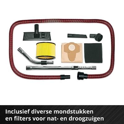 Einhell TE-VC 36/30 Li S Solo - Accu Nat-/Droogzuiger | 36V | 30L - 2347140 2347140