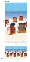 Noordwand Smart Art Easy Fotobehang strandkorven 47218 - thumbnail