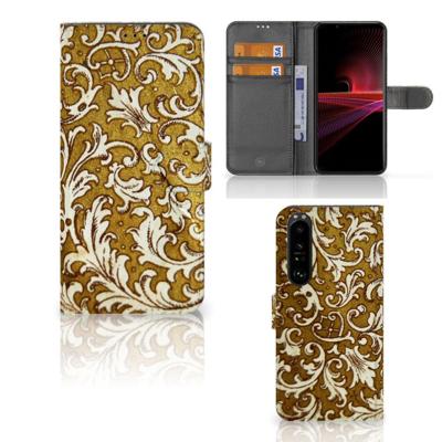 Wallet Case Sony Xperia 1 III Barok Goud Wallet Case Sony Xperia 1 III Barok Goud