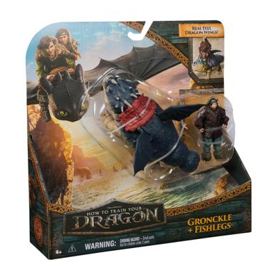 How to Train Your Dragon Gronckle & Fishlegs speelfigurenset - thumbnail