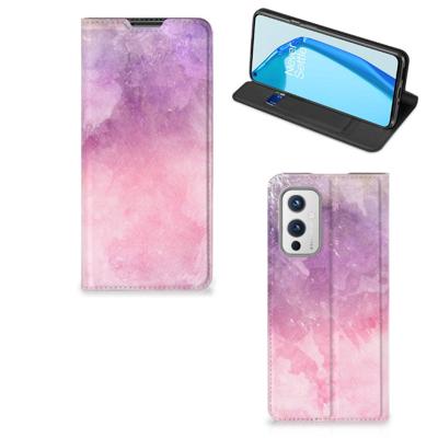 Bookcase OnePlus 9 Pink Purple Paint Bookcase OnePlus 9 Pink Purple Paint
