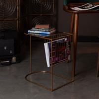 Dutchbone Bijzettafel 'Eileen' met tijdschriftenhouder - thumbnail