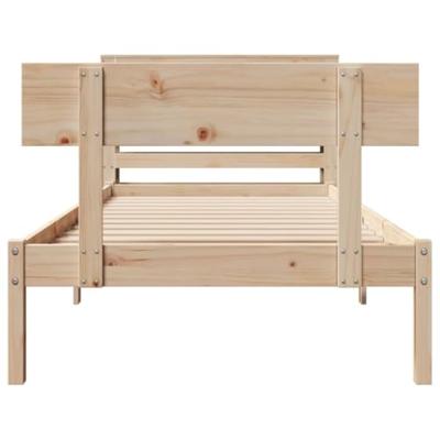 Bedframe zonder matras massief grenenhout 90x200 cm